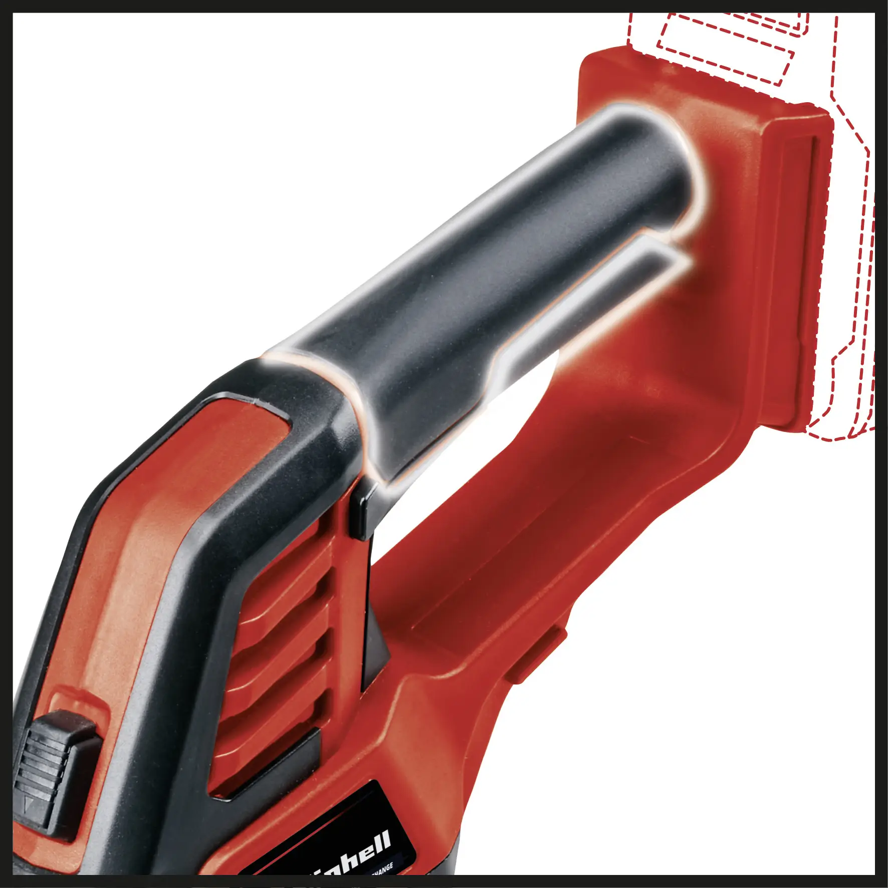 Einhell 3410313 Einhell Power X-Change Akku-Gras- und Strauchschere GE-CG 18/100 Li-Solo акумуляторні ножиці для трави з м'якою ру