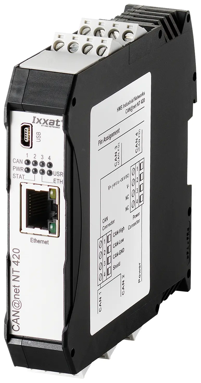 CAN-преобразователь Ixxat 1.01.0332.42000 CAN-шина, Ethernet, USB 24 В/DC
