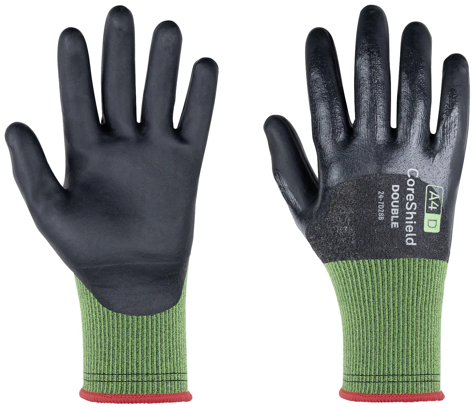 Перчатки Honeywell CORESHIELD DOUBLE 24-7D28B/06 для защиты от порезов. Размер: 6. 1 пара.