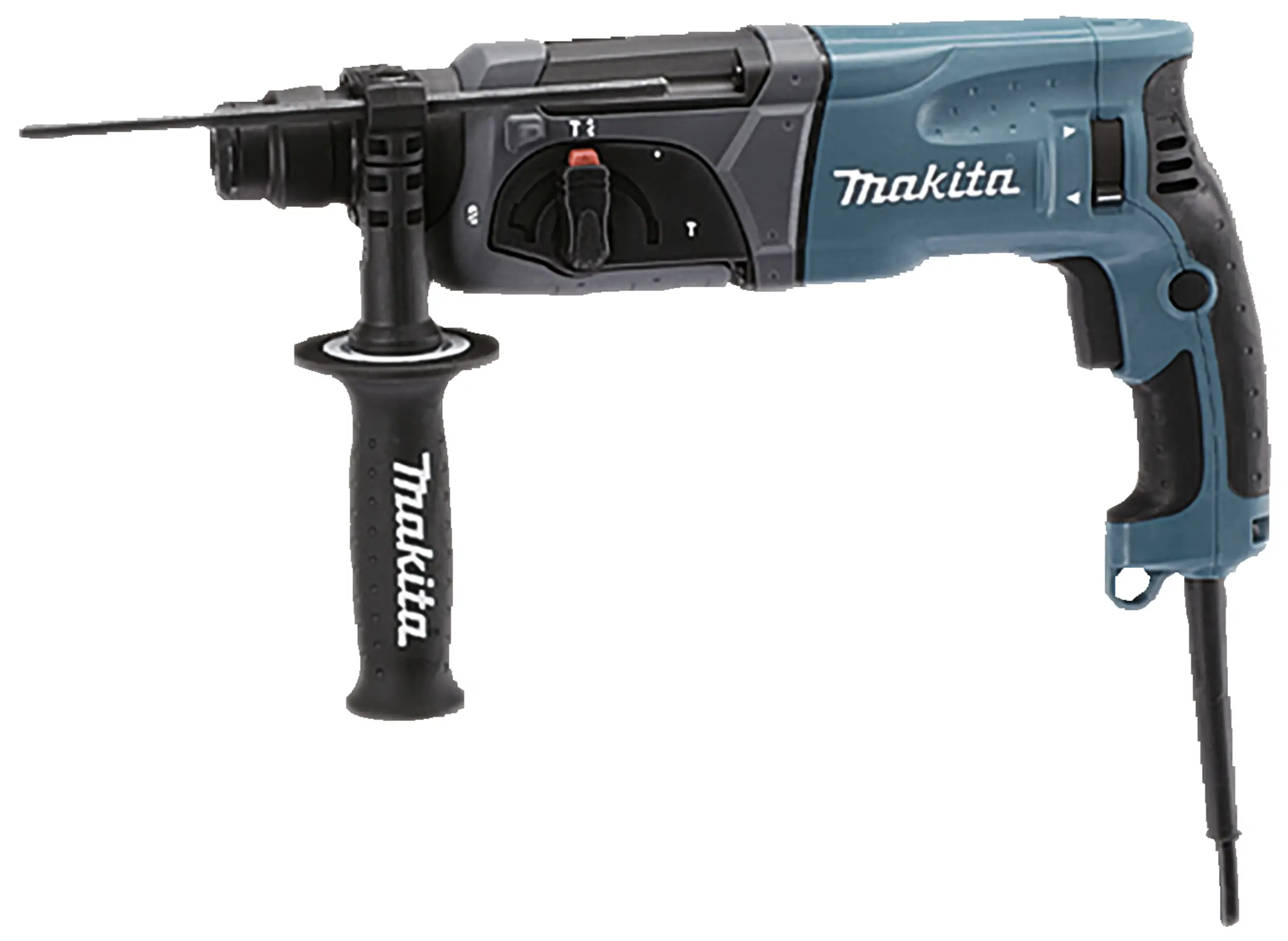 Многоцелевой перфоратор Makita HR2470 SDS-Plus мощностью 780 Вт, в комплекте с кейсом.