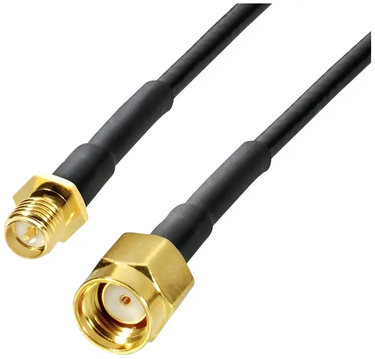 Удлинительный кабель для антенн Wittenberg Antennen WLAN [1x SMA гнездо с обратной полярностью - 1x SMA штекер с обратной полярнос
