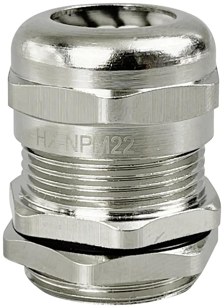 Кабельный ввод TRU COMPONENTS TC-10302836 M22, латунь (никелированное покрытие), металл, 1 шт.