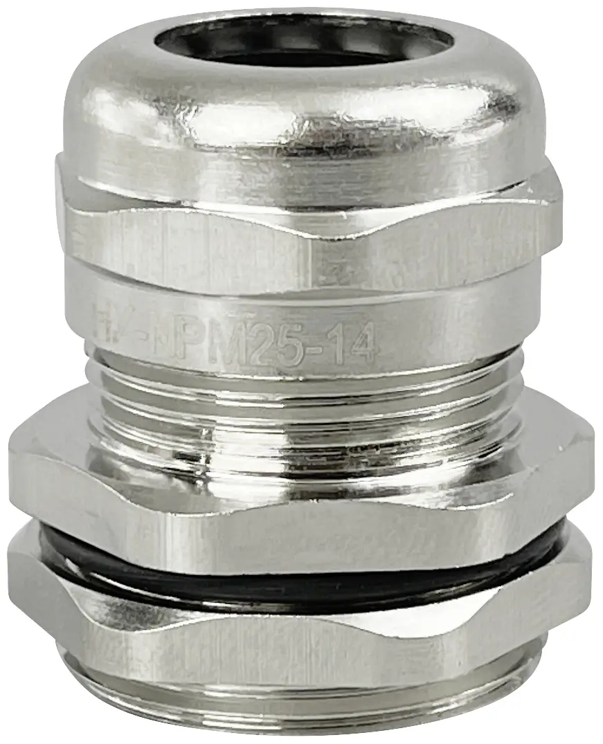 Кабельный ввод TRU COMPONENTS TC-10302840, латунь M25 (никелированное покрытие), металл, 1 шт.