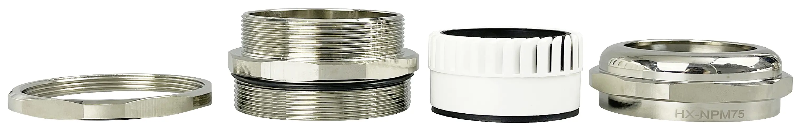 TRU COMPONENTS TC-10302864 Кабельний сальник M75 латунь (нікельований) металевий 1 шт.