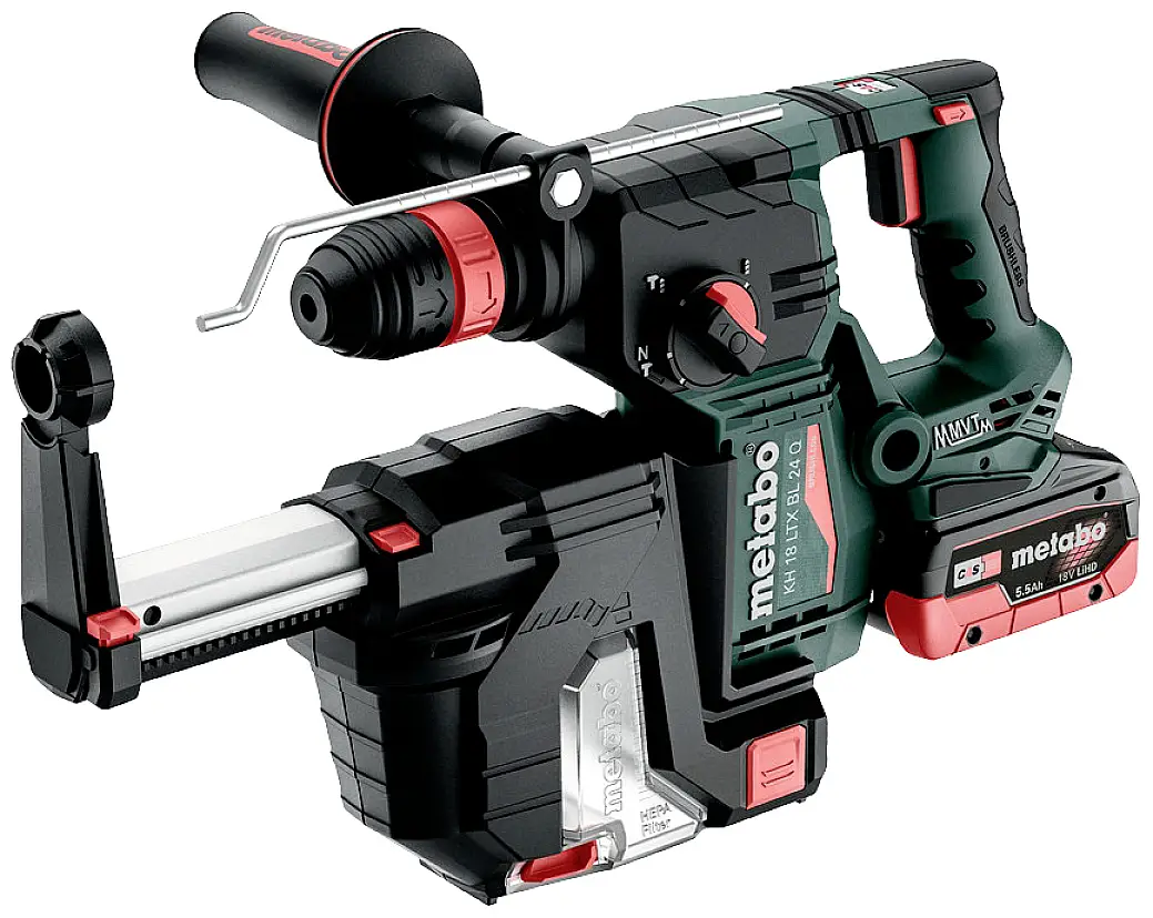 Metabo KH 18 LTX BL 24 Q Многофункциональный перфоратор SDS-Plus, аккумуляторный, 18 В, 5,5 Ач