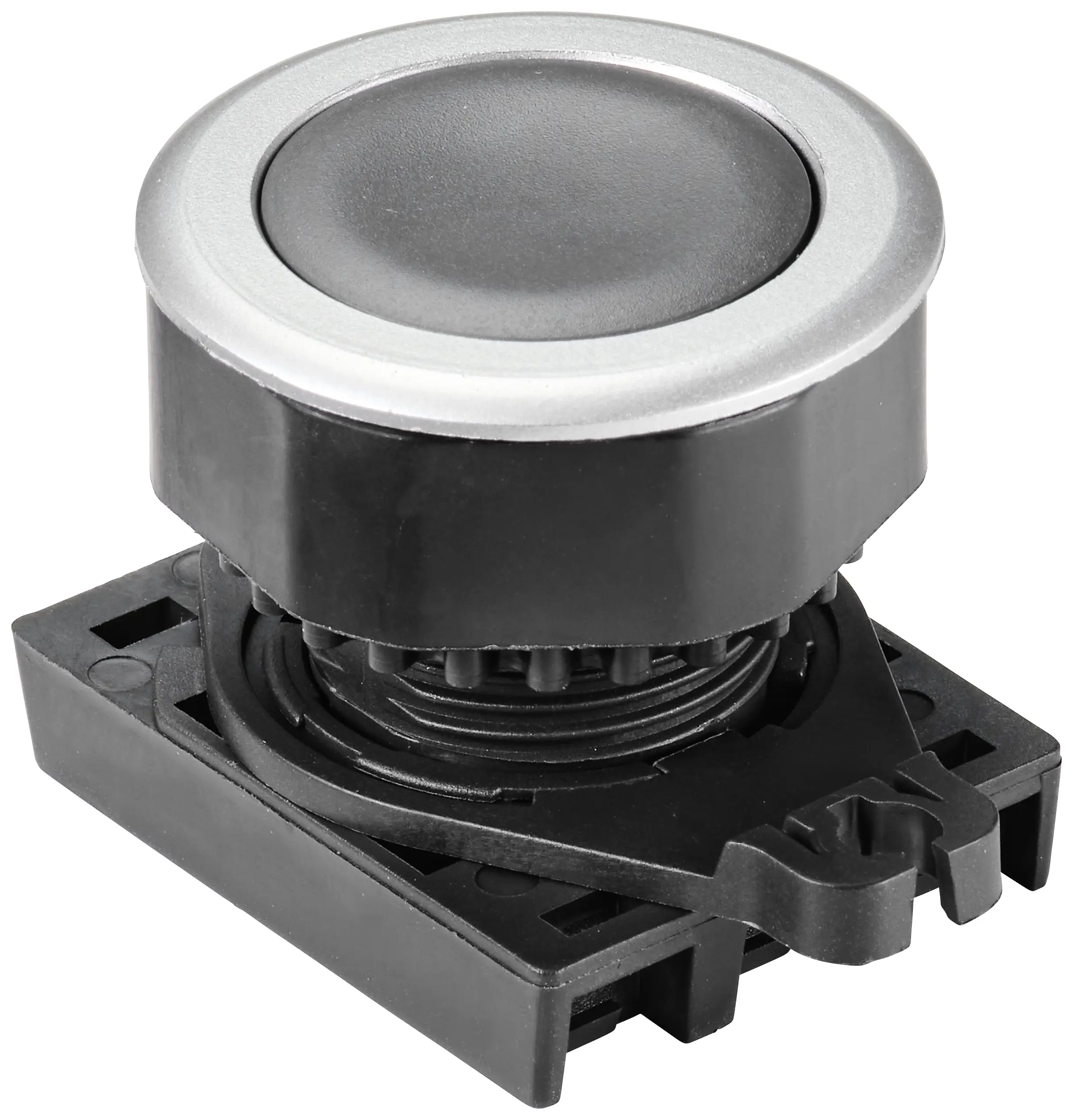 TRU COMPONENTS TC-10343972 S3PF-P1K Кнопка, черная, 1 шт.