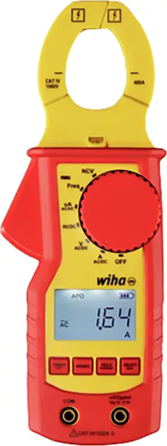 Цифровой клещевой измеритель Wiha 45219, кабель CAT IV 1000 В
