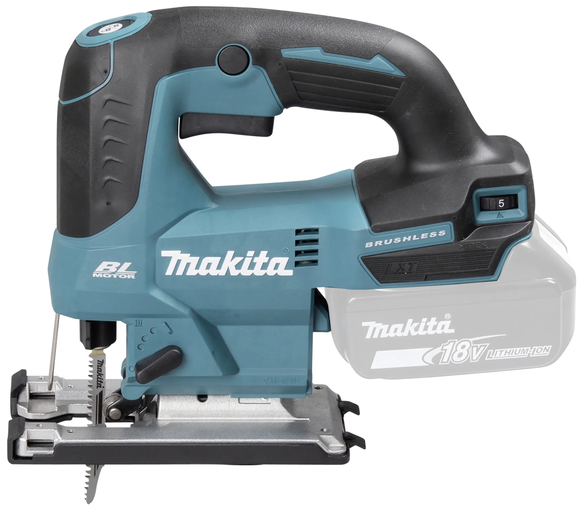Аккумуляторная лобзиковая пила Makita DJV184Z (без аккумулятора, без зарядного устройства), 18 В. Количество аккумуляторов в компл