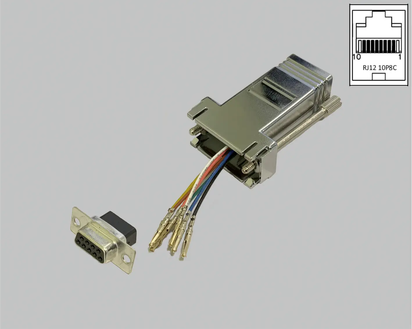 BKL Electronic 10121108 Адаптер D-SUB 9-контактний роз'єм