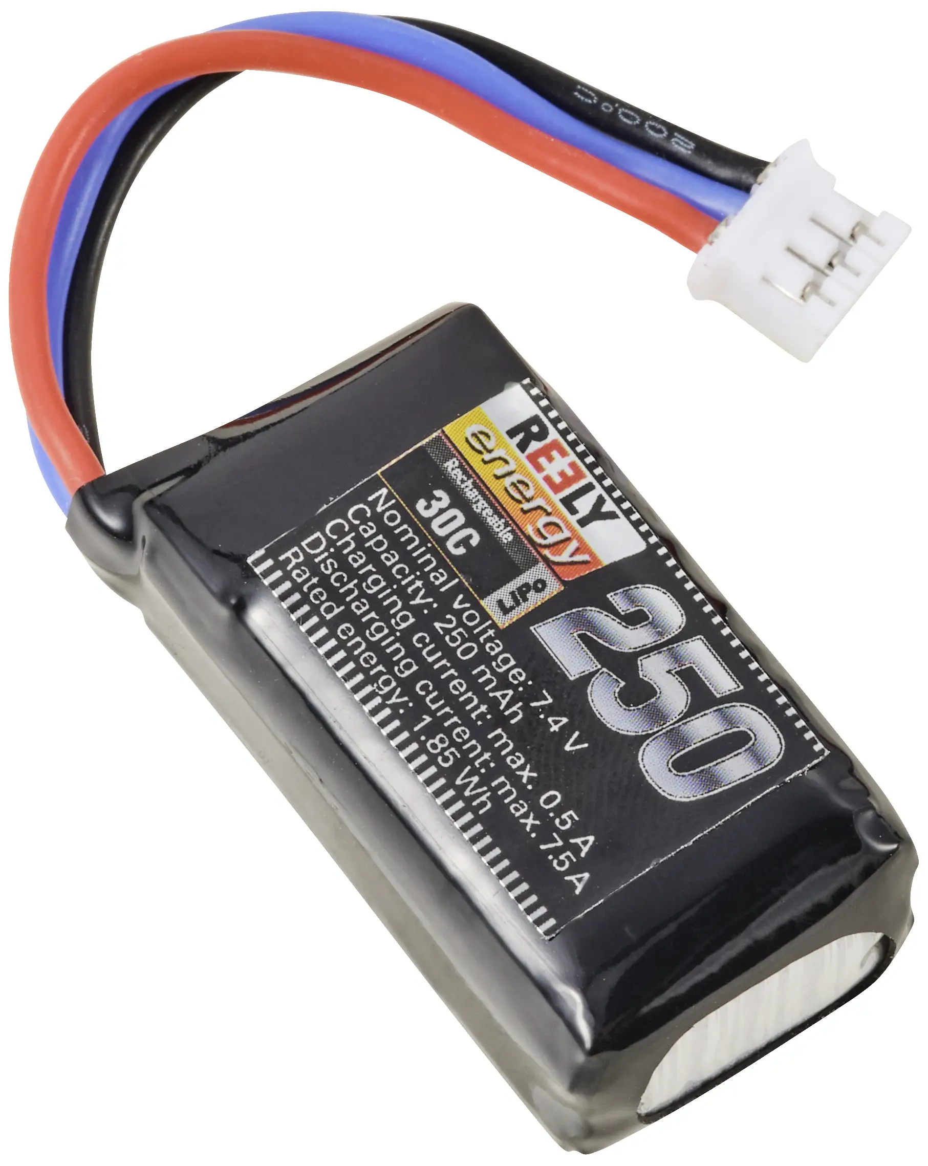 Аккумулятор Reely Softcase 7,4 В 250 мАч 30C LiPo с плоским штекером