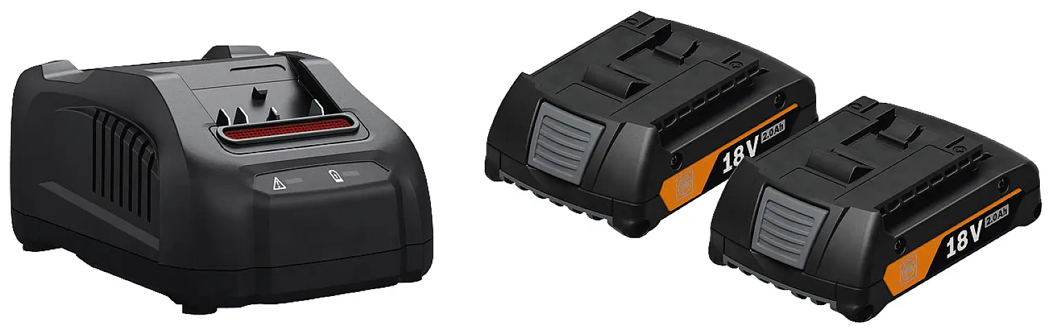 Зарядний пристрій та акумулятор Fein GBA 18V 2Ah GAL1880CV AS N00 92604244010 для електроінструментів 18 V 2.0 Ah Li-Ion