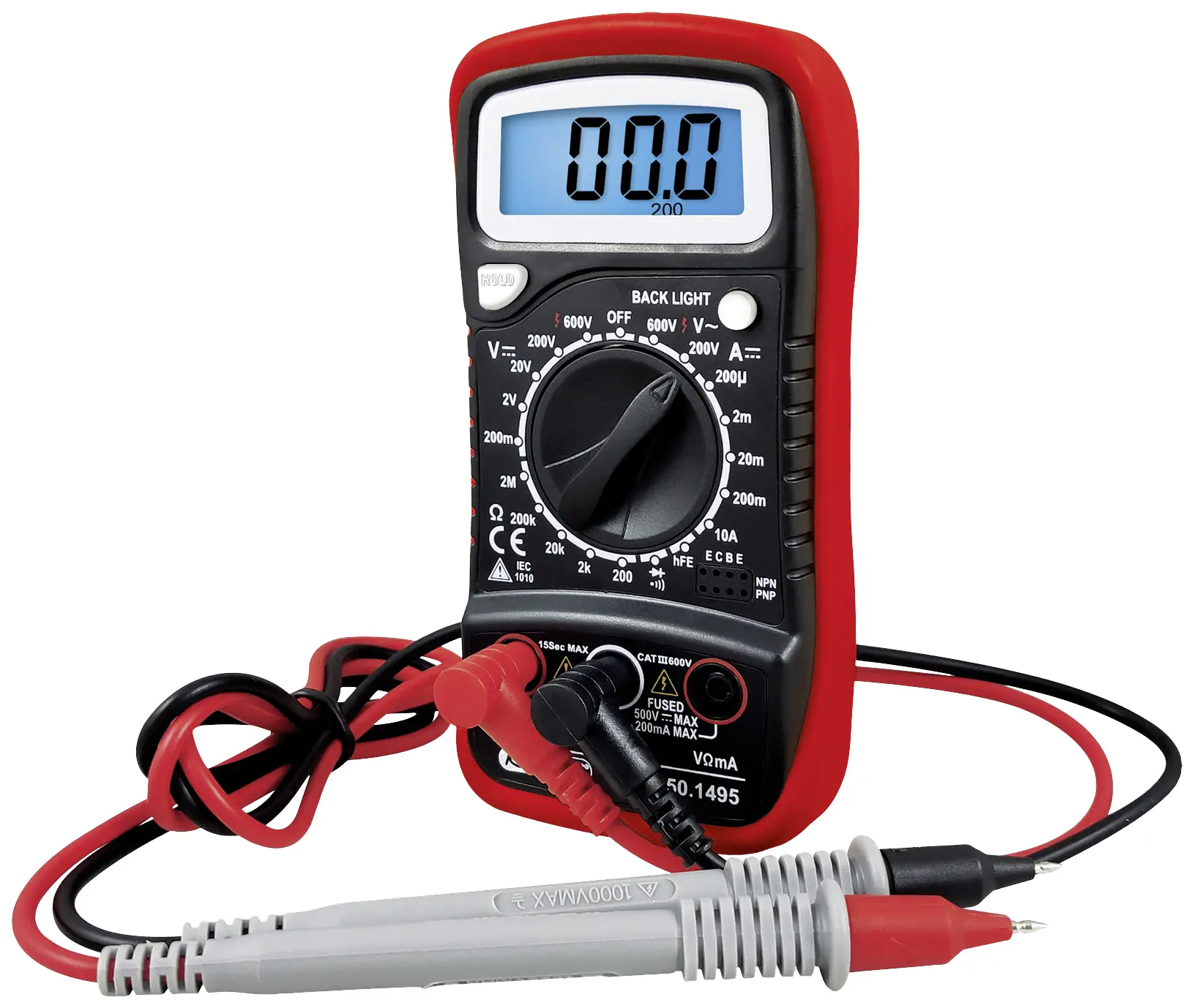 Вимірювальний кабель для цифрового мультиметра KS Tools 1501495