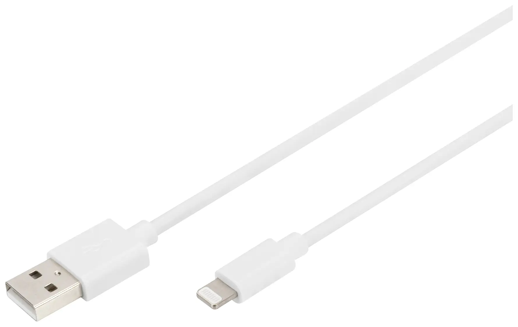 Зарядный кабель Digitus DB-600106-020-W DB-600106-020-W, USB-A, Apple Lightning, 2 м