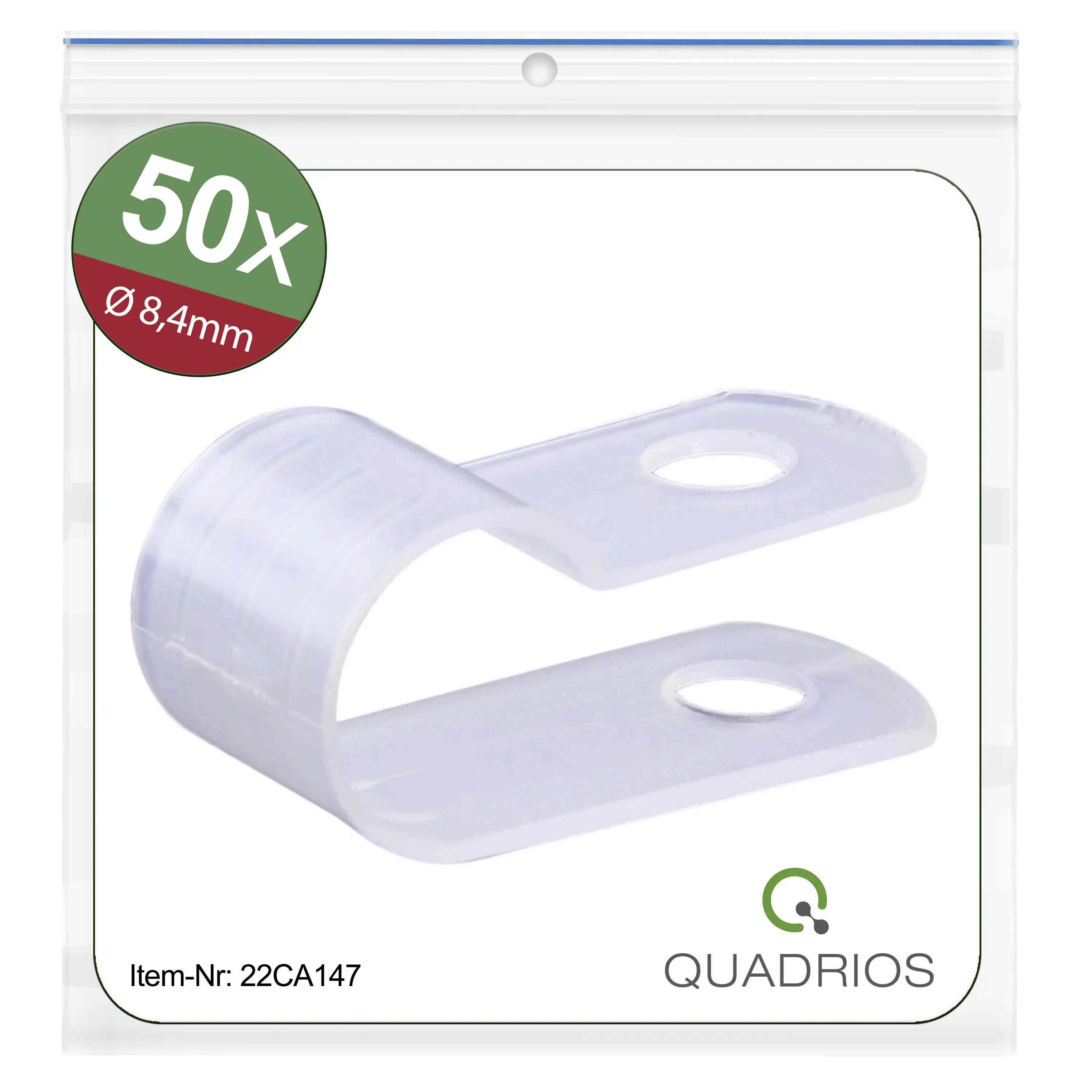 Монтажний затискач Quadrios 22CA147 22CA147, 8,4 мм (макс.), 1 комплект