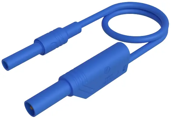Измерительные приборы Hirschmann MAL S WS-B 25/2.5 bl, предохранительный измерительный провод, гнездовой разъем 4 мм, штекерный ра