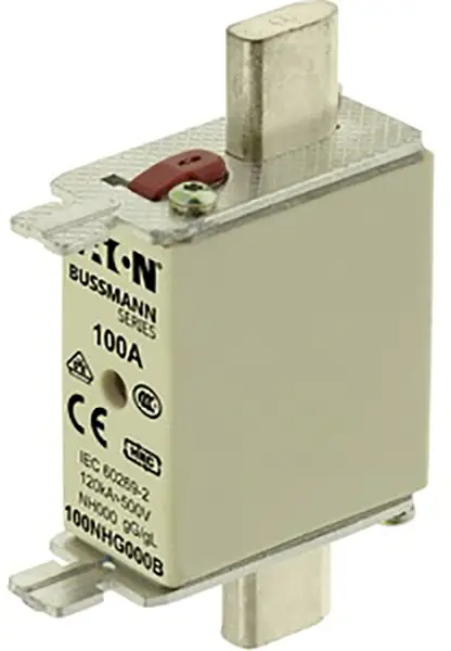 Предохранитель Eaton 25NHG000B-690 NH с механическим индикатором состояния. Совместимые типоразмеры предохранителей: 000 - 4. Типо