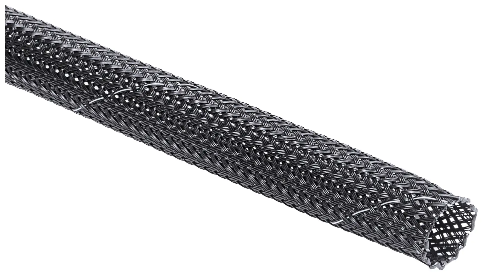 HellermannTyton 170-81105 HEGPETFRX30-PET-BK Армований шланг з чорного поліестеру 19-45 мм. Продукція в погонних метрах.