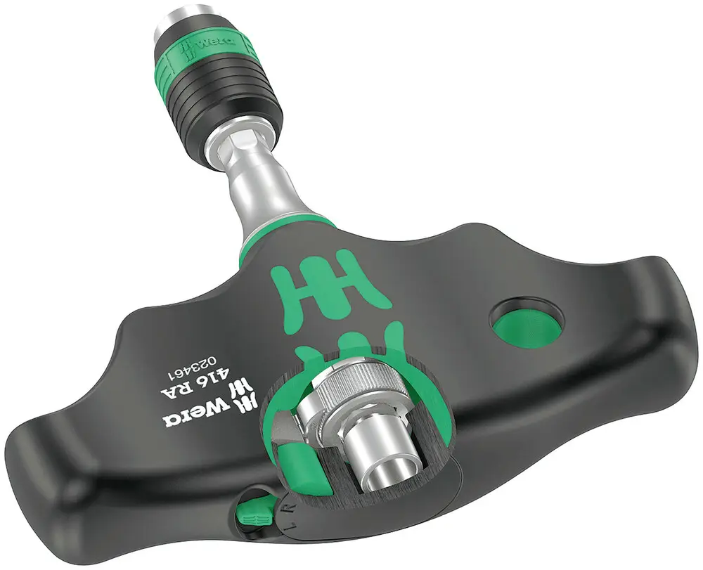 Викрутка Wera з храповим механізмом Wera Series 400 T-Handle 416 RA - Bithalte-Schraubendreher with Ratschenfunktion 05023461001
