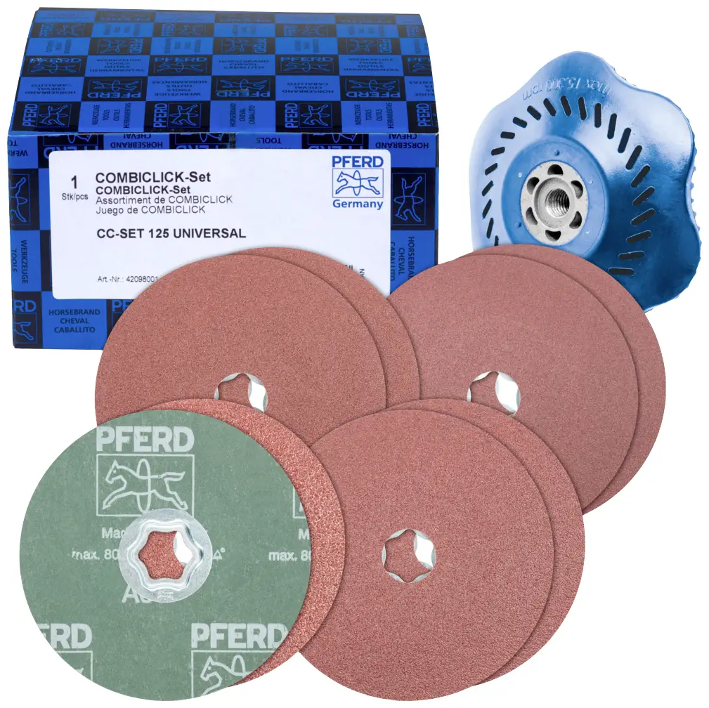 Набор шлифовальных дисков PFERD TOOLS CC-SET 125 UNIVERSAL 42098001 1 комплект
