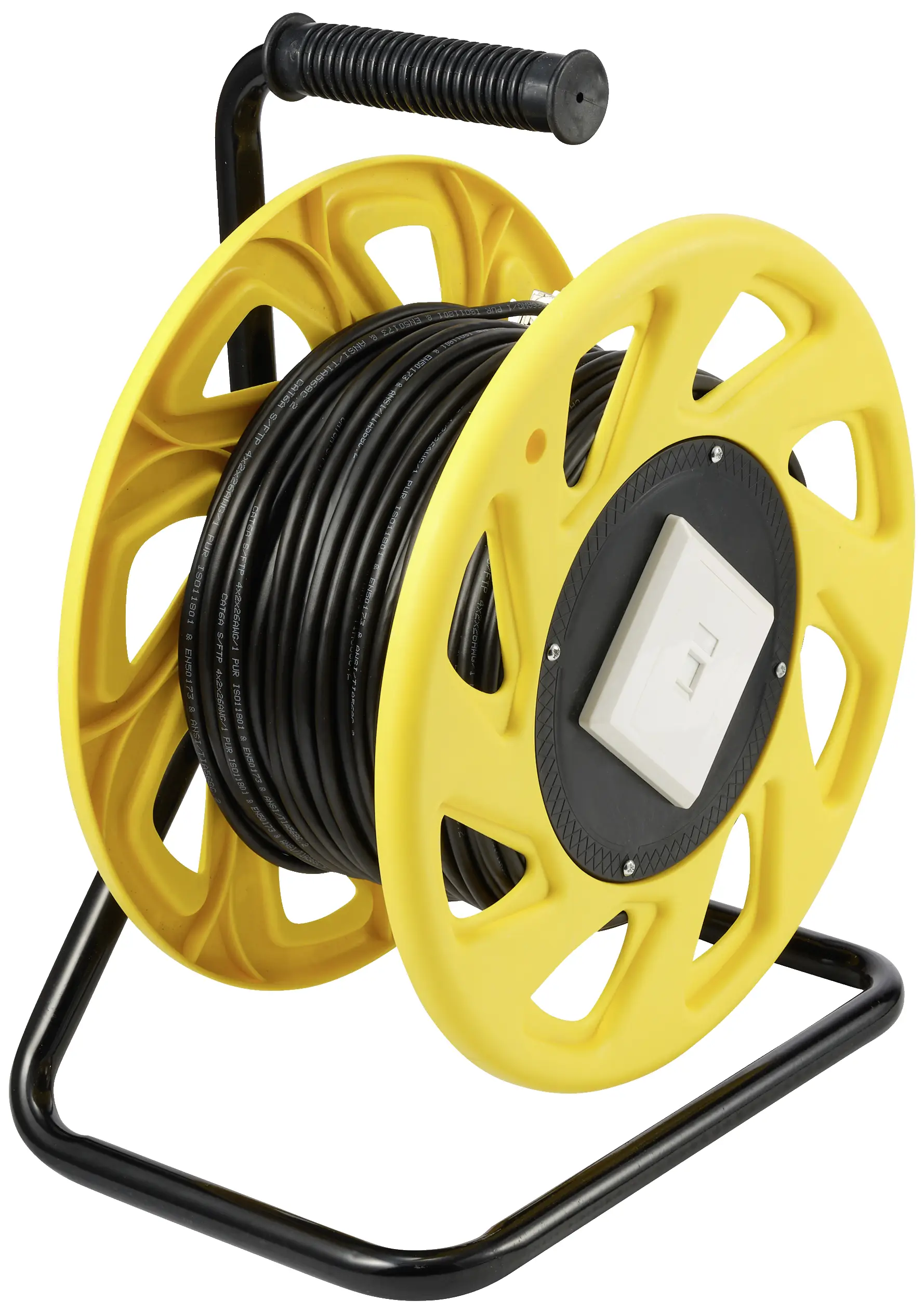 Кабель RJ45 на барабані Renkforce RF-5264730, CAT 6a, S/FTP, 60 м