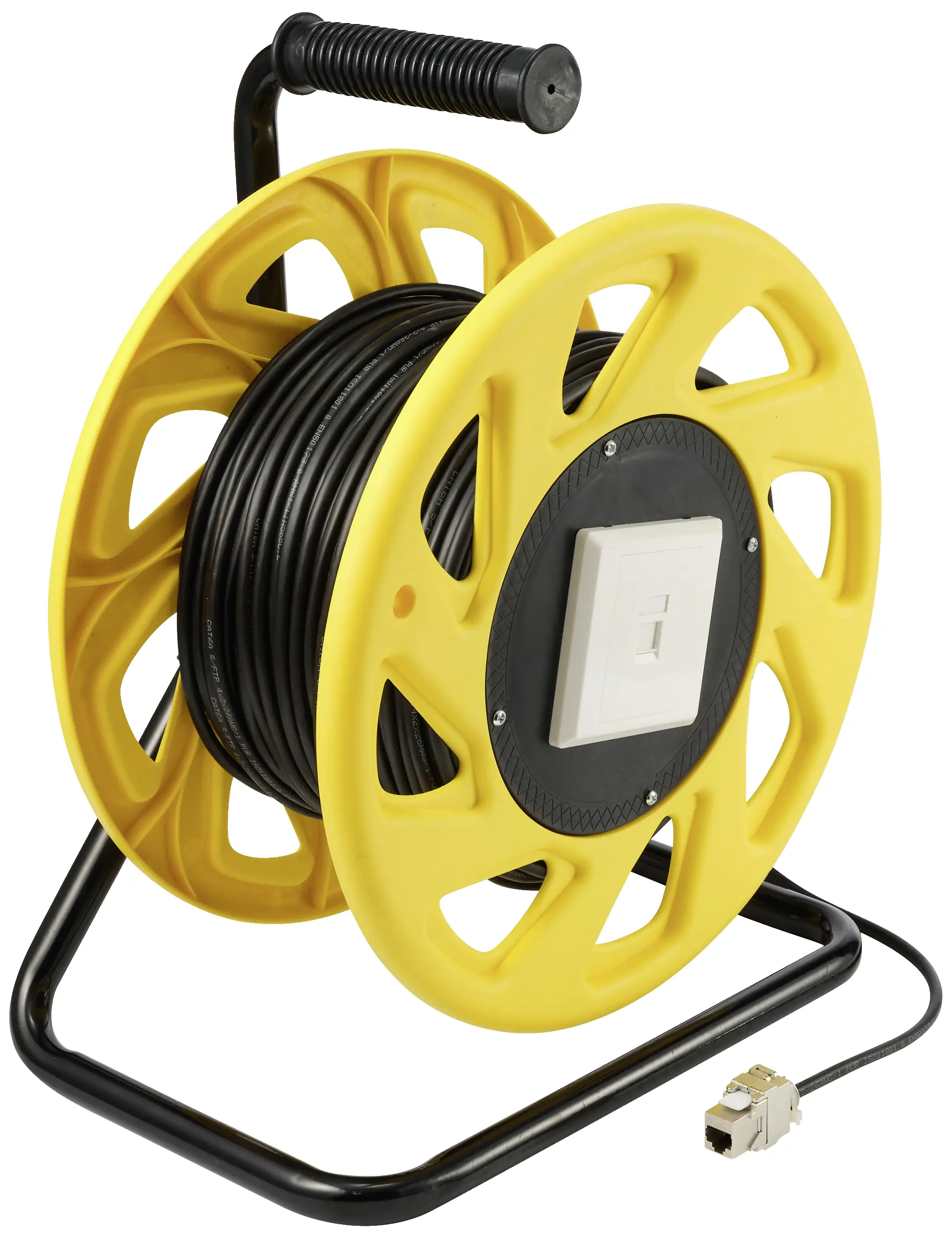 Барабан кабеля RJ45 Renkforce RF-5264730, CAT 6a, S/FTP, 60 м