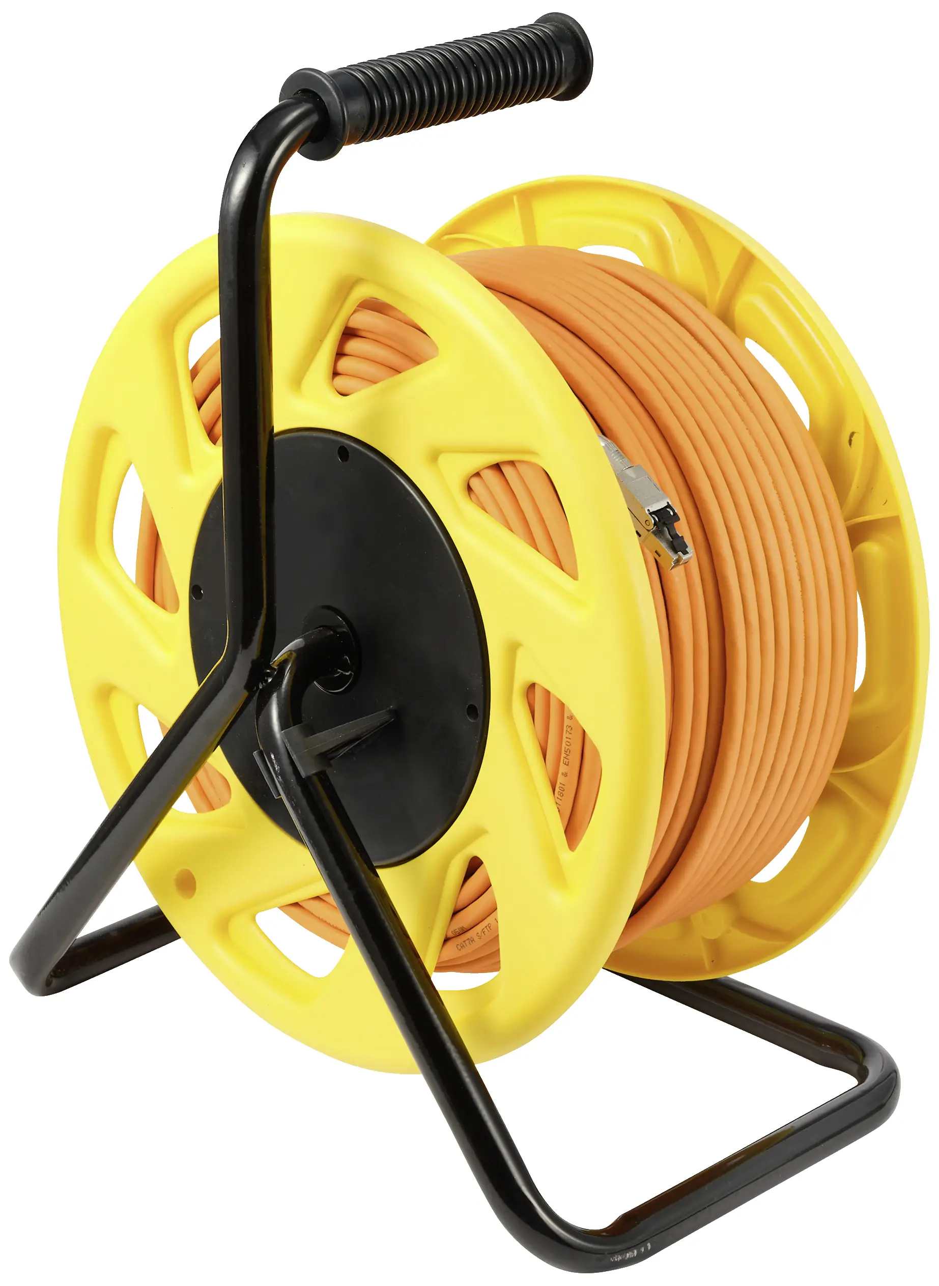 Кабель RJ45 на барабані Renkforce RF-5264734, CAT 6a (CAT 7), S/FTP, 50 м