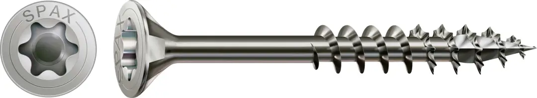 SPAX 0197000350403 R 88091 Senkkopf T-STAR TG Винт по дереву 3,5 мм 40 мм T-STAR plus 88091 из нержавеющей стали A2 200 шт.