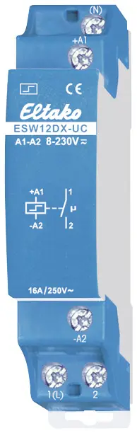 Шина перенапруги Eltako ESW12DX-UC 1 NO 230 V/AC, 8 V/AC 16 A 2300 W 1 шт.