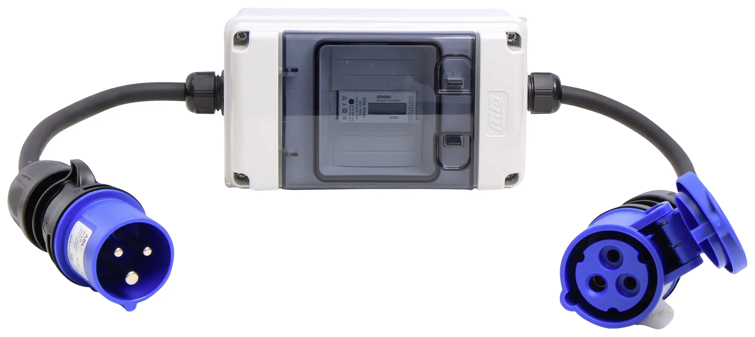 Цифровой мобильный электросчетчик Counttec EC116C EC116C 16 А. Сертификация MID: да. 1 шт.