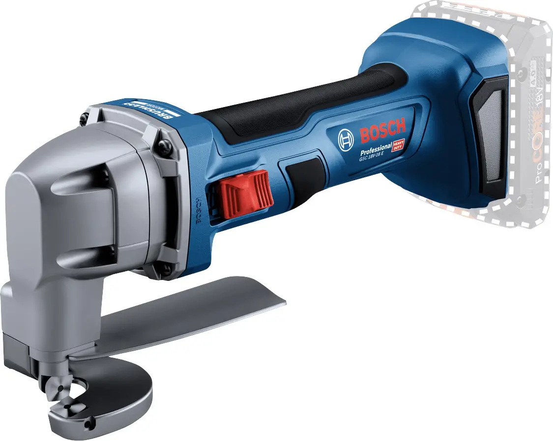 Аккумуляторные ножницы по металлу Bosch Professional GSC 18V-16 E 0601926300, бесщёточные, без аккумулятора, без зарядного устройс