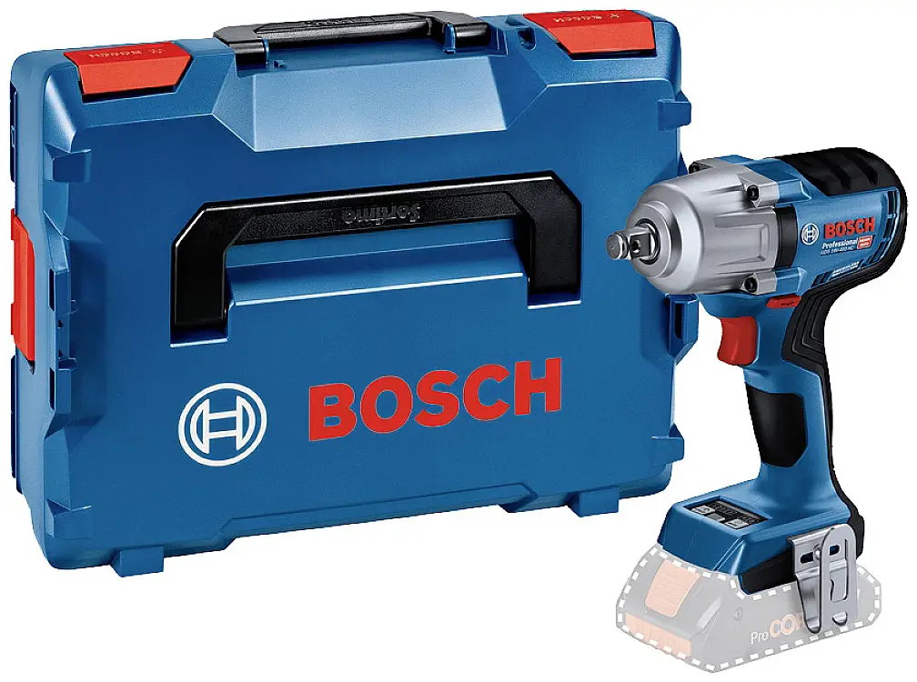 Bosch Professional GDS 18V-450 HC (solo, L-BOXX) 06019K4001 Аккумуляторный ударный гайковерт 450 Нм 18 В Количество аккумуляторов