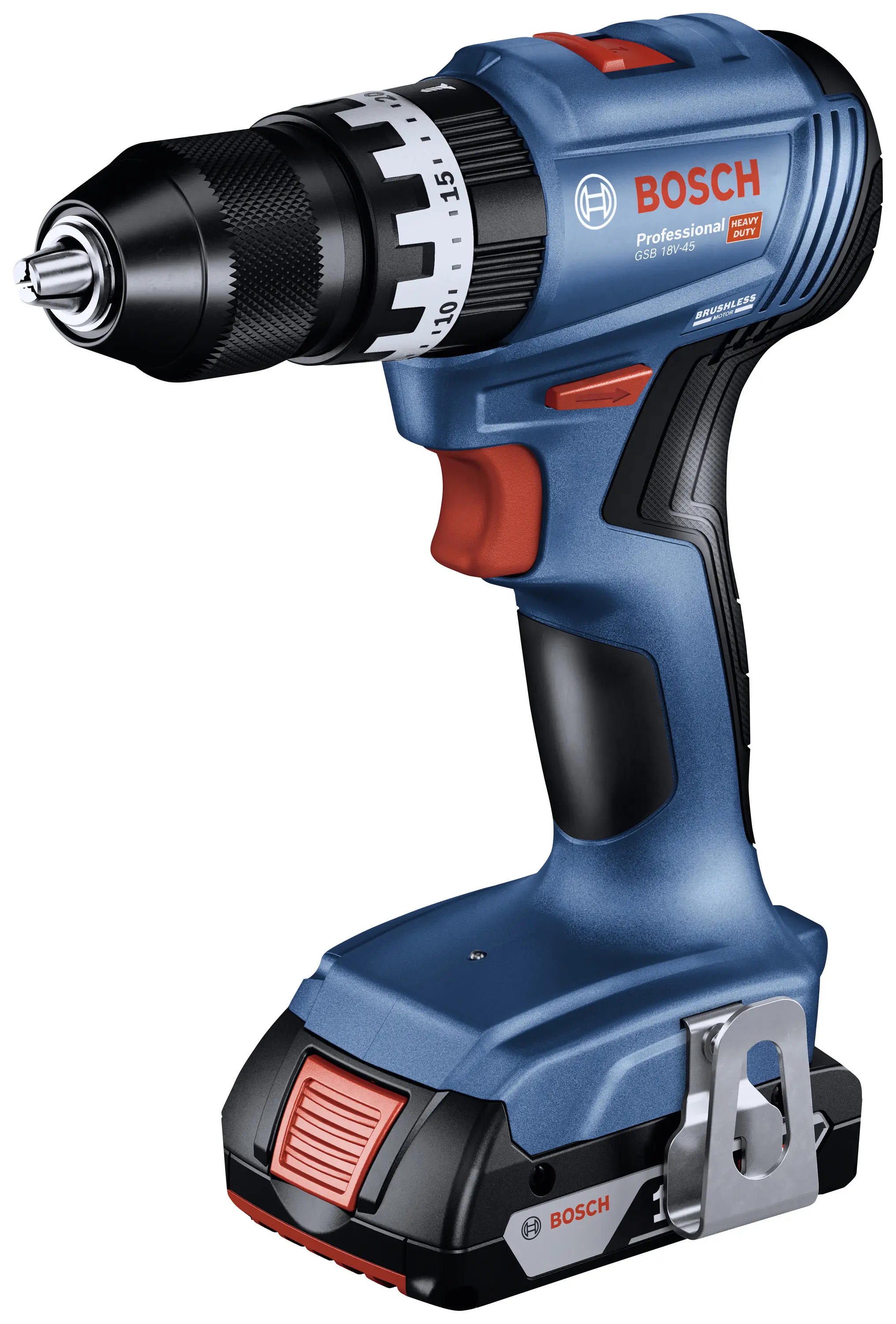 Бесщеточная аккумуляторная ударная отвертка Bosch Professional GSB 18V-45 06019K3306