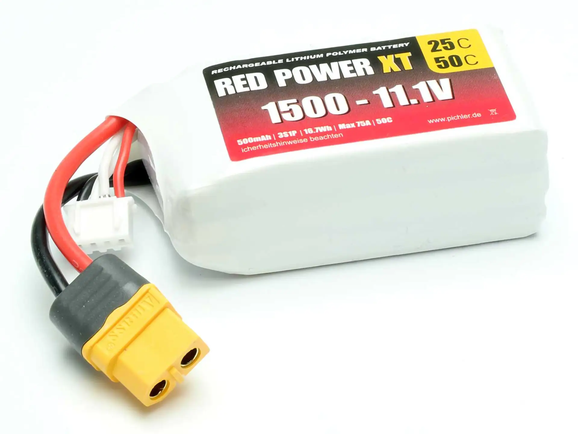 Аккумулятор (LiPo) 11,1 В 1500 мАч Red Power Softcase XT60