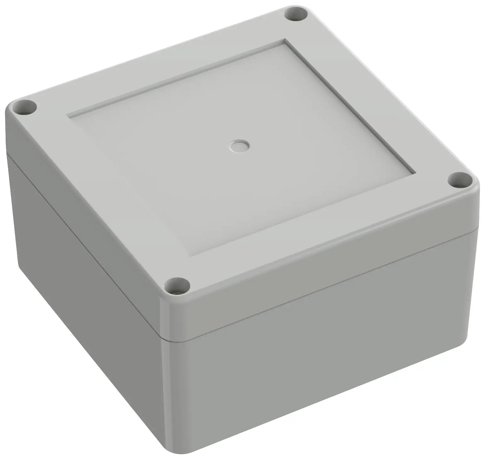 TRU COMPONENTS TC-10860512 Корпус универсальный 105 x 105 x 60,10 поликарбонат серый глянцевый 1 шт.