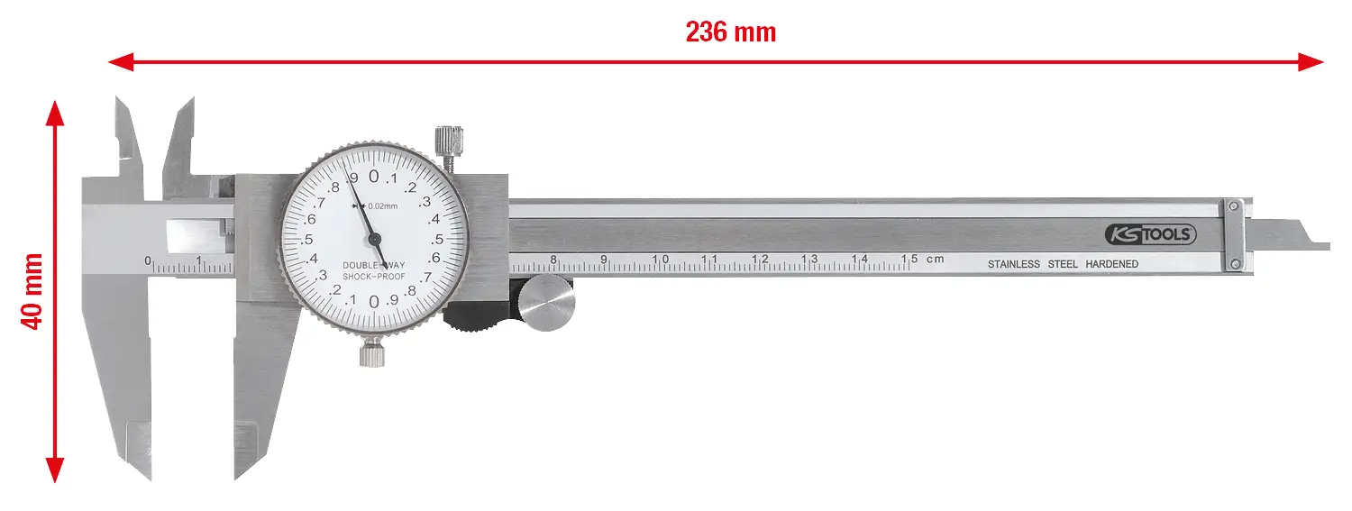 Аналоговый штангенциркуль KS Tools 300.0547