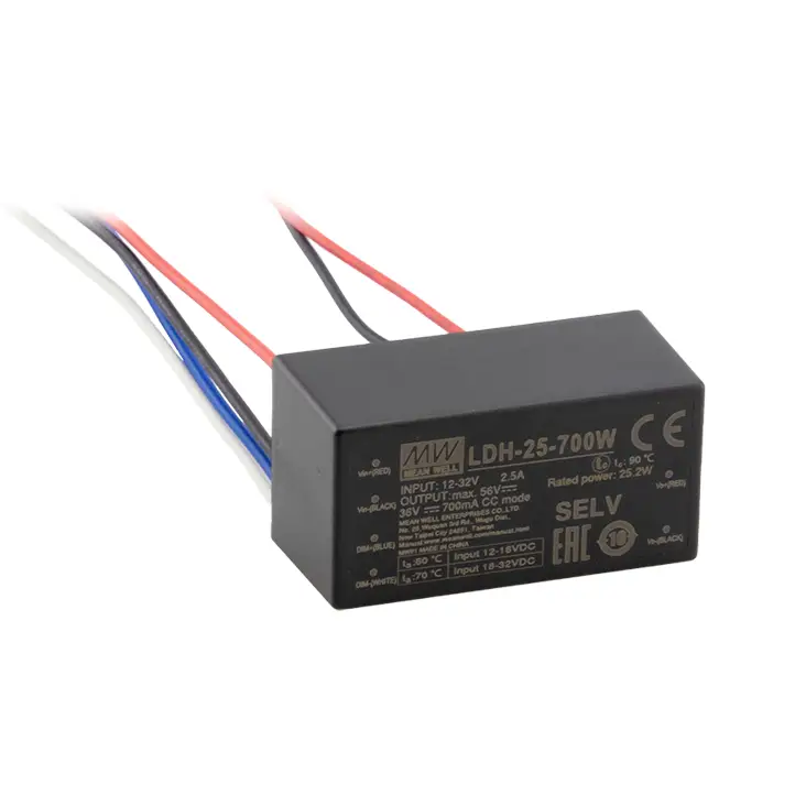Драйвер светодиодов MEAN WELL LDH-25-350W 25,2 Вт 0,35 А 12,5 - 72 В 1 шт.