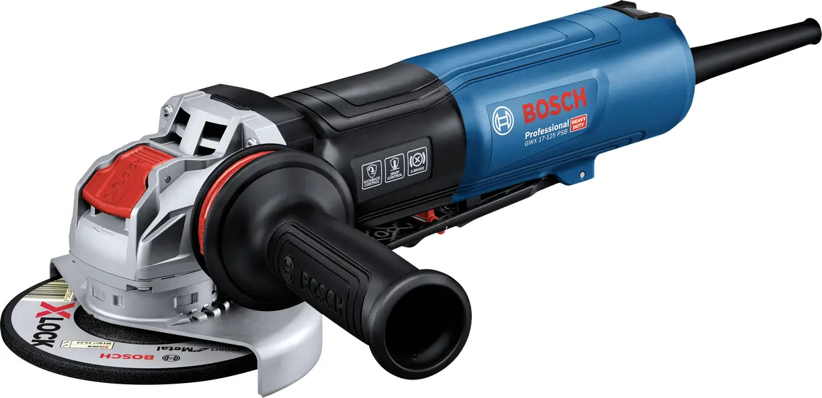 Угловая шлифовальная машина Bosch Professional GWX 17-125 PSB 06017D3700 мощностью 1700 Вт