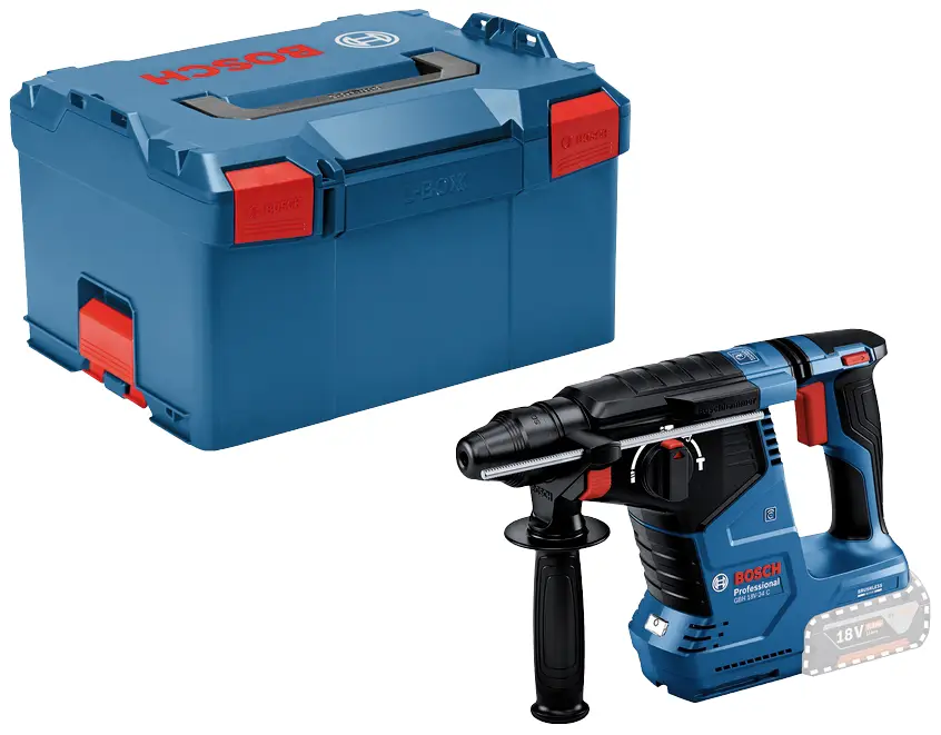 Аккумуляторная ударная дрель Bosch Professional GBH 18V-24 C SDS-Plus, 18 В, литий-ионный аккумулятор, бесщеточный двигатель, без