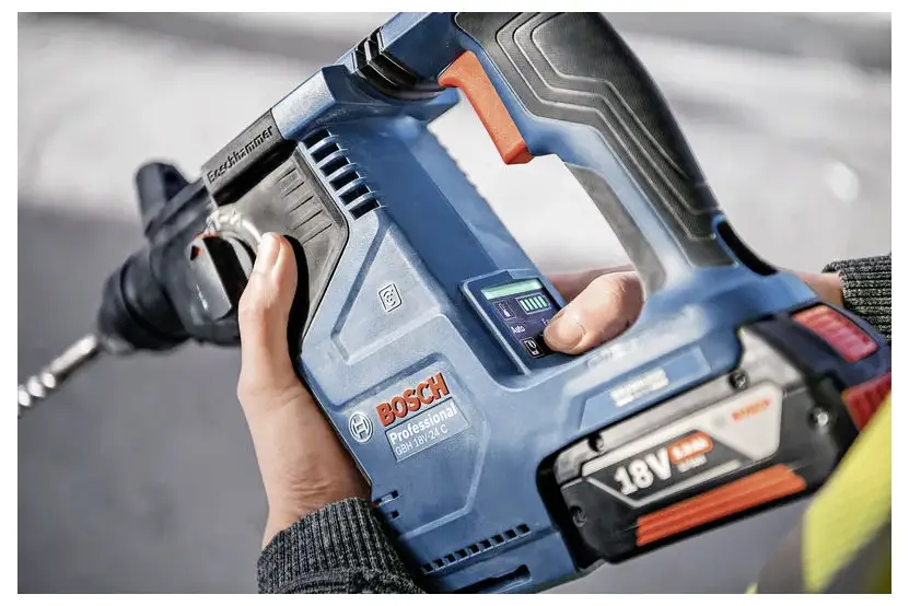 Аккумуляторная ударная дрель Bosch Professional GBH 18V-24 C SDS-Plus, 18 В, литий-ионный аккумулятор, бесщеточный двигатель, без
