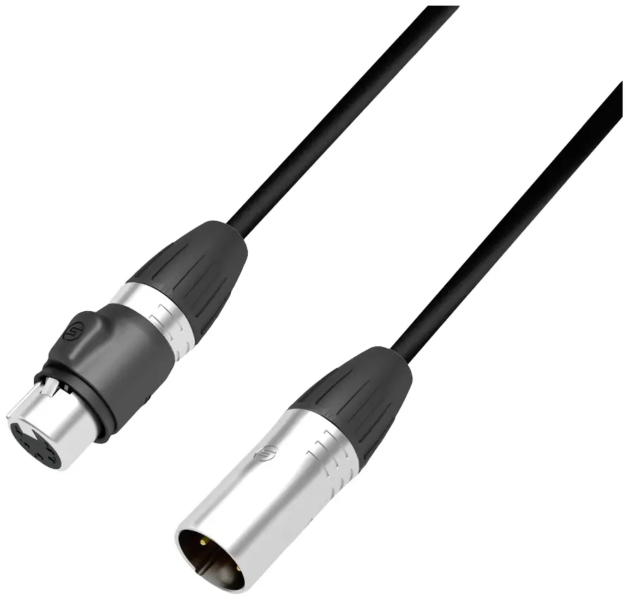 XLR-кабель Adam Hall 4 STAR DGH 0500 IP65 DMX K4DGH0500IP65, 5 м, 1 шт.