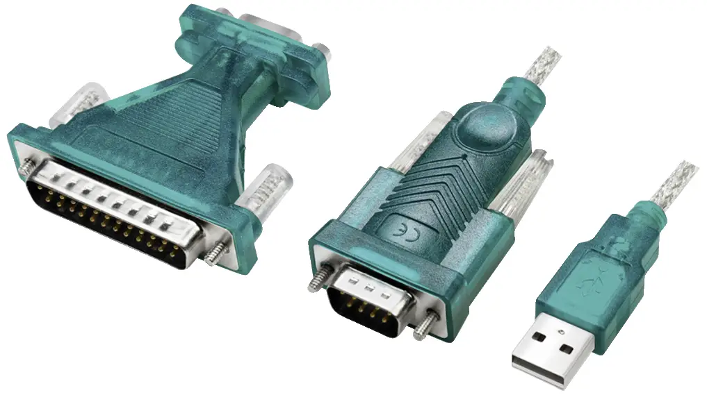 Адаптер USB 2.0, последовательный порт LogiLink UA0042B UA0042B, 1,3 м