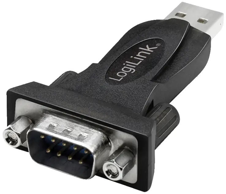 Адаптер USB 2.0, послідовний порт LogiLink AU0002F AU0002F, 0 мм