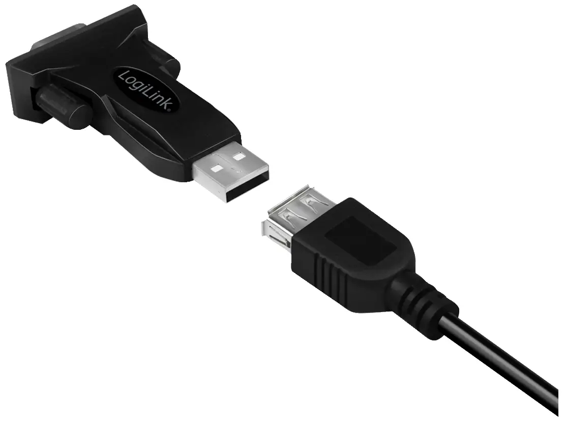 Адаптер USB 2.0, послідовний порт LogiLink AU0002F AU0002F, 0 мм