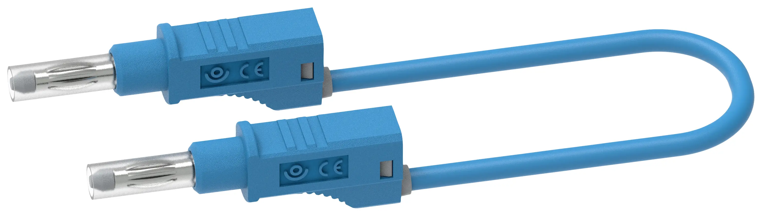 Electro PJP 2217/600V-CD1-200Bl Тестовый провод с разъемом типа «банан» (папа) 2,00 м, синий, 1 шт.