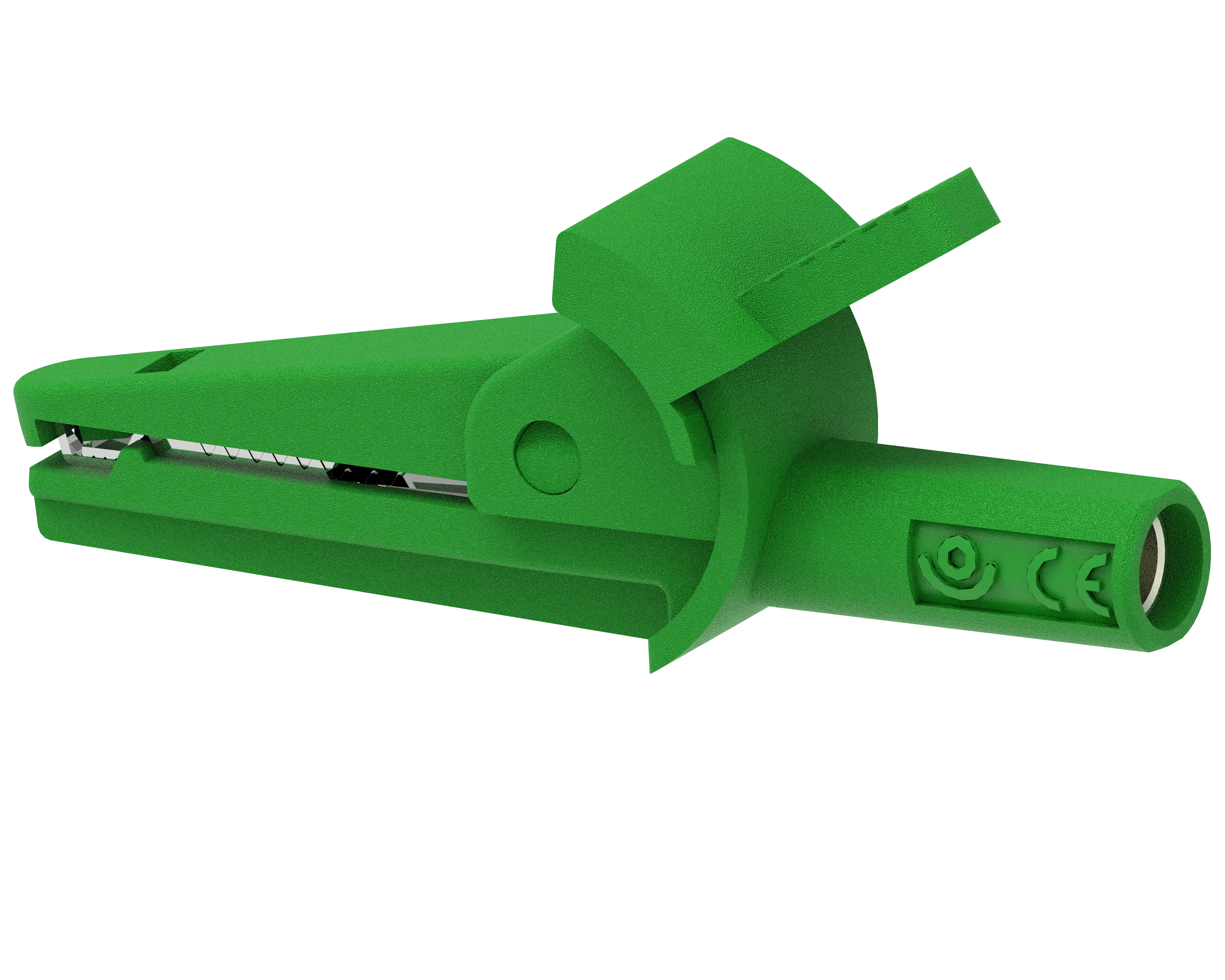 Зажим типа «крокодил» Electro PJP 5002-IEC-d4-CD1-V 5002-IEC-d4-CD1-V Максимальный диапазон зажима: 9 мм Длина: 51 мм зеленый 1 шт
