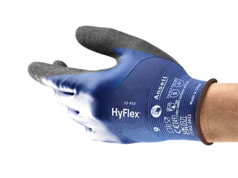 Ansell 11925110 HyFlex® Nylon, Spandex® Work Gloves Розмір рукавичок: 11 EN 388:2016, EN 420-2003, EN 407-04, EN 388-2003, EN 2142
