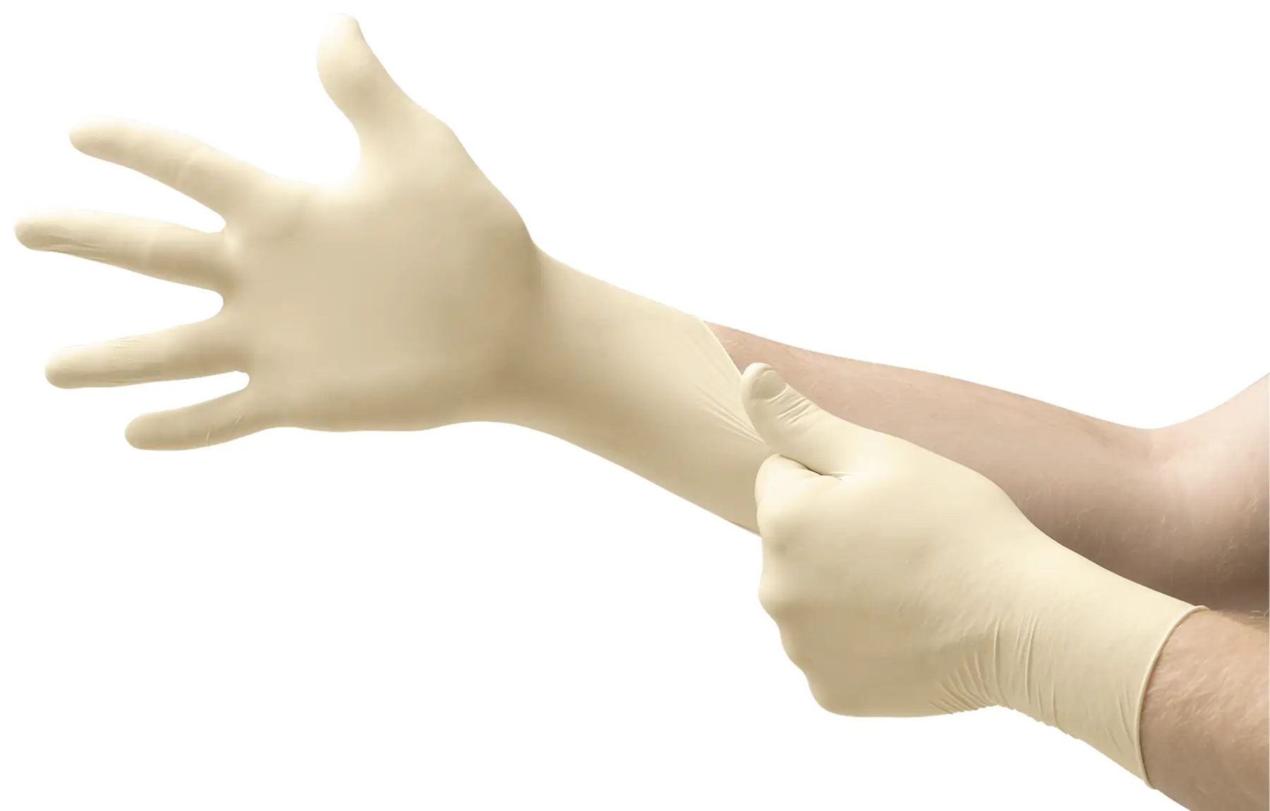 Ansell MICROFLEX® 63864070 100 шт. Натуральный латекс Одноразовые перчатки Размер перчаток: 7 EN 421:2010, EN 420-2003, EN 374-5,