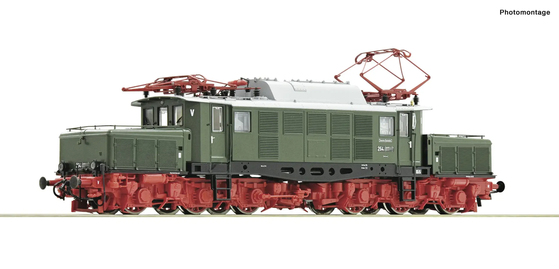 Электровоз Roco 71356, класс H0, модель 254 DR.
