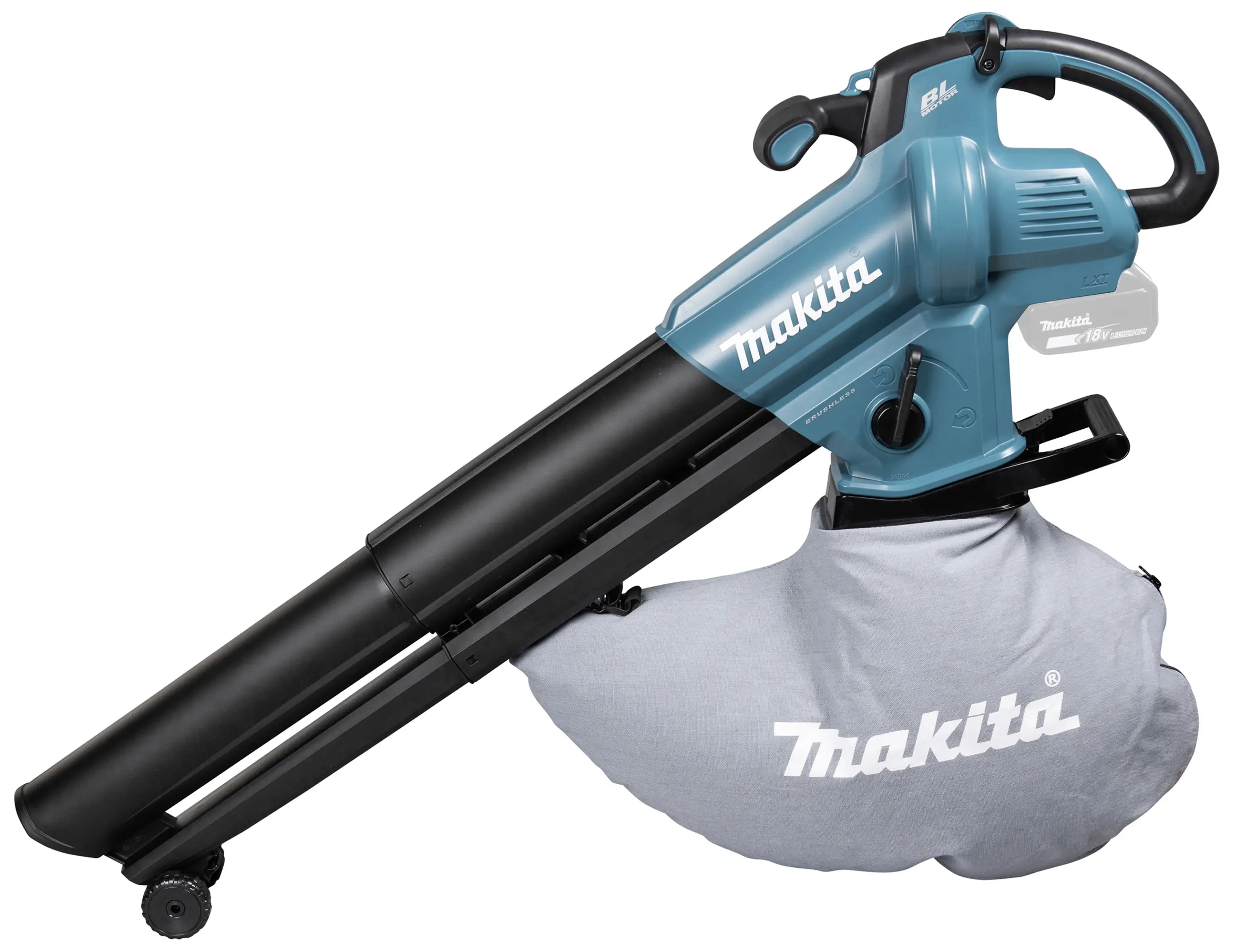 Беспроводная воздуходувка и пылесос для листьев Makita DUB187Z (18 В) без аккумулятора.