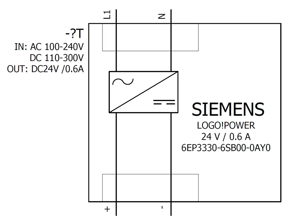 Блок живлення для DIN-рейки Siemens 6EP3330-6SB00-0AY0 24 В 0,6 A 14,4 Вт Кількість виходів: 1 x Опис 1 шт.